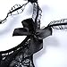 Yinggeli Women Open Cup Crotchless One Piece Sexy Lingerie Teddy Lace Nightie(US M=Tag L,Black) …