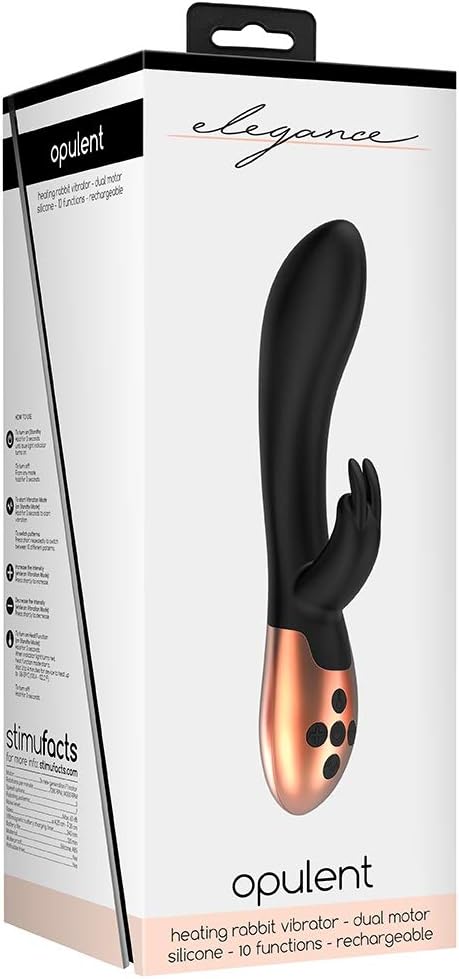 Shots Heating Rabbit Vibrator, Opulent, Black - Image 3