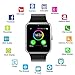 MSRM Water Splash Resistant Smart Watch Anti Lost and Hand free for Android 4.3 above and iPhone 5s/6/6s/7/7s (GT08 Silver)
