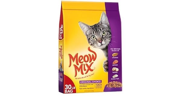 meow mix cat food 30 lbs