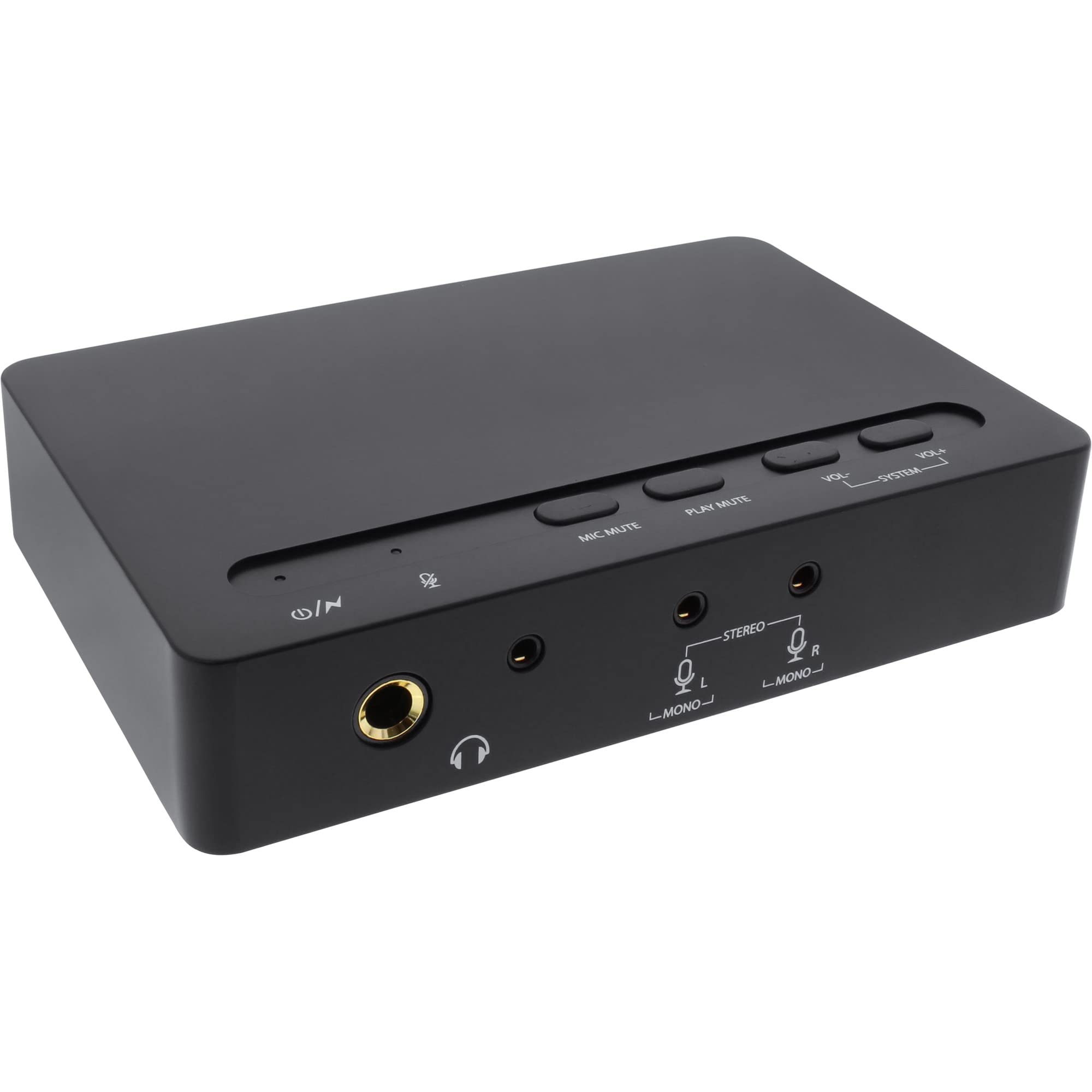 InLine 66670B USB 2.0 Sound Box 7.1 Bit, 48Khz with Toslink Digital In/Out
