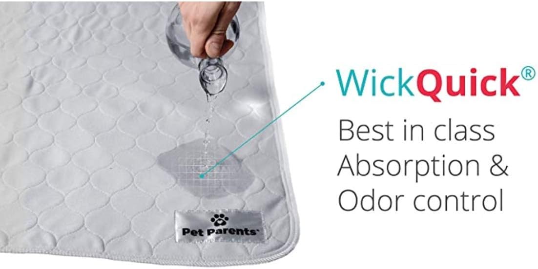 Pet Parents Washable Round Whelping Pads (2pack) of 17" Circle Premium Pee Pads for Dogs, Waterproof Dog Pee Pads, Circle Reusable Dog Training Pads, Pet Pee Pads! Modern Puppy Pads! -1 Tan & 1 Grey : Pet Supplies