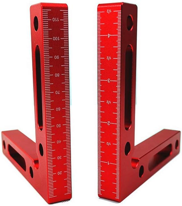 2 Pz ENJOYWOOD Posizionamento Piazze 90 Gradi 160mm In Lega Di Alluminio Righello Quadrato Lavoro E Strumento Di Lavorazione Del Legno 87007566