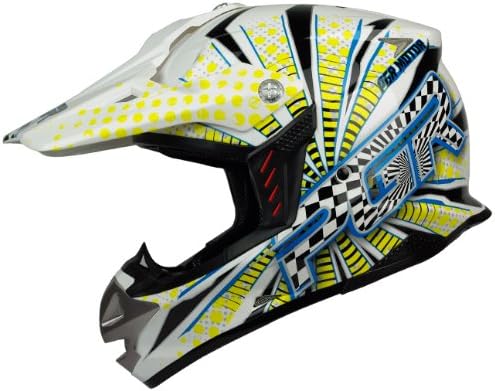 PGR SX01 VORTEX Motocross MX BMX Dirt Bike Dune Buggy Enduro ATV Quad Off Road DOT Approved Helmet