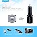 Lumsing 24W/4.8A Universal Dual-Port USB Car Charger - Black