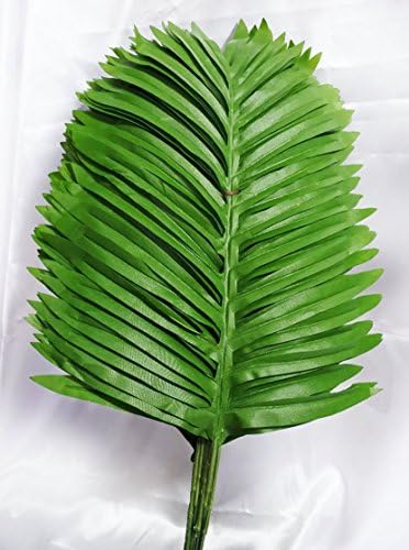 14 inch Artificial Single Leaf Palm Set 1 dozen