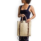 French Basket Backpack with Leather Strap – Straw Beach Bag, Hipster Summer Tote, Handmade Basket for Everyday Use