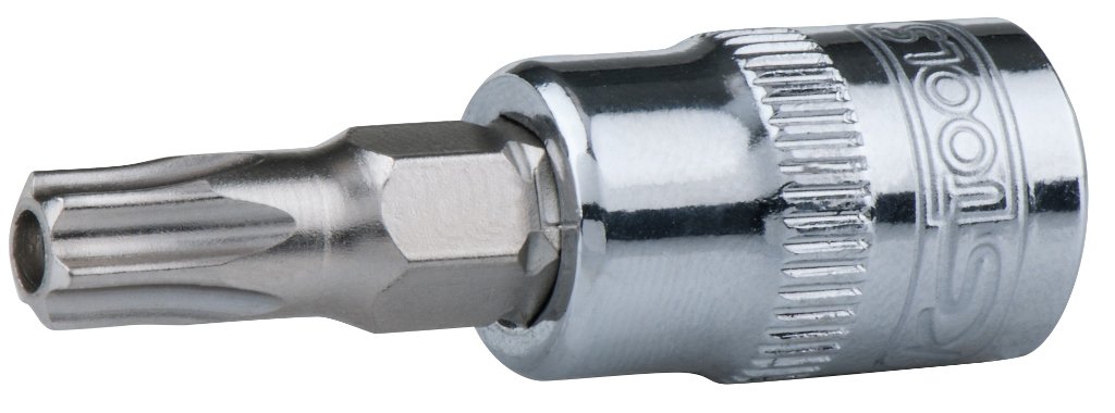 KS Tools 918.3946 3/8" CHROMEplus Bit socket TX tamperproof,TB40