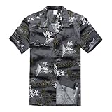 Palm Wave Men's Hawaiian Shirt Aloha Shirt