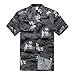 Palm Wave Men's Hawaiian Shirt Aloha Shirt