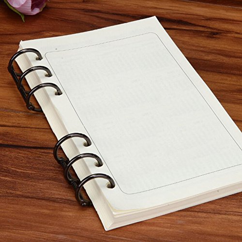 Exttlliy 10Pcs Metal Loose Leaf Binder 3-Ring Binding Spines Combs Calendar Round Circle Notebook Binding Rings (Black, 0.59 Inch Inner Diamater) - Thumbnail 3
