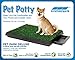 Synturfmats Indoor Pet Potty Patch Puppy Pee Training Pad, Deluxe 3 Pieces Dog Relief System with Drawer, Green, Medium with Drawer 20