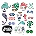 Famoby 2 Packs (Total:600pcs,300pcs/pack) Christmas Gift Tags Christmas Wrapping Paper for Christmas Presents Decoration Christmas Gifts Bags for Women Men Kids (2.95 x 1.6 inch)