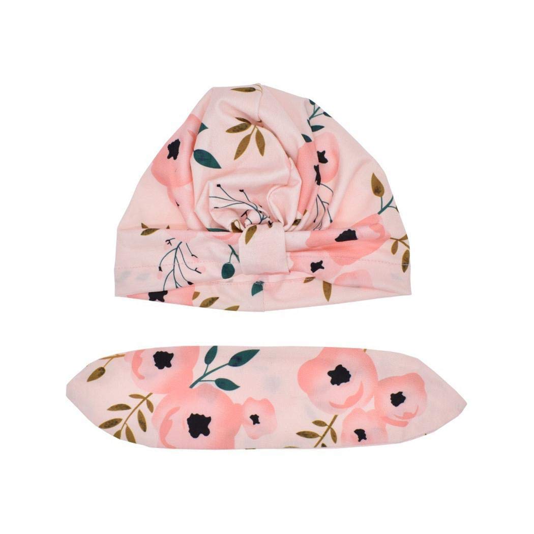 kirken Newborn Baby Boy Girl Bowknot Cap Head Wrap Headwear Toddler Photo Props Headband