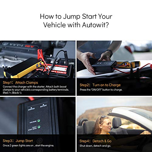 12V Batteryless Portable Car Dead Battery Jump Starter supercap By