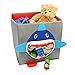 Shark and Monkey Themed Storage Cubes for Children by Harbor Creek - Eliminate Clutter – Kids Closet Organizers are Ideal for Baby or Toddler Clothes, Toys, Games and Books (2-Pack, Shark and Monkey)