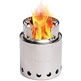 Solo Stove Lite - Portable Camping Hiking and Survival Stove | Powerful Efficient Wood Burning and Low Smoke | Gassification 
