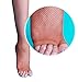 3C43 Women's Fine Soft Latin Rhythm Dance Tan Toffee Open Toe Fishnet Tight Stockings (L/XL)