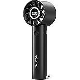 Gaiatop Portable Mini Fan, 3 Speed Handheld Fans with Power Display Flashlight, USB Rechargeable Battery, Lightweight Persona