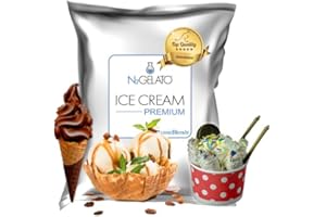 AussieBlends Premium Dairy Ice Cream Mix Powder For Soft Serve, Gelato, Rolled Ice Cream, Liquid Nitrogen Ice Cream, Hard Ice Cream, and Frozen Desserts | 1-Pack, 3.3 lb, Imported