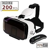 ETVR 3D VR Headset With Bluetooth Remote Controller - More Lighter More Comfortable Virtual Reality Headset VR Goggles Fit For 4.7