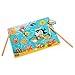 Magnetic Fishing Game Best Birthday Christmas Gifts for 1 2 3 4 Year Old Boy Girl with 2 Fishing Rods 14pcs Fish Magnet Game Fishing Puzzles for kids Toddlers Toys Fishing Toys Educational Toy