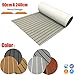 CHURERSHINING EVA Teak Decking Sheet for Boat Yacht Marine Floor Carpet Non-Slip and Self-Adhesive Bevel Edge 94.5