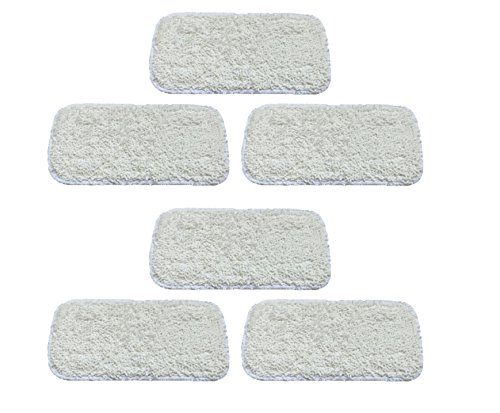 Surrgound Microfiber Mop Pads Fit for Sienna Luna Steam Mop, Replaces Part # SSM-3006, 6pk