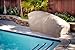 Duck Covers Elite Patio Chaise Lounge Cover with Inflatable Airbag to Prevent Pooling, 74-Inch