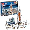 51m4FXmNRjL. SS100 LEGO-City-Space-Deep-Space-Rocket-and-Launch-Control-60228-Model-Rocket-Building-Kit-with-Toy-Monorail-Control-Tower-and-Astronaut-Minifigures-Fun-STEM-Toy-for-Creative-Play-837-Pieces