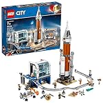 51m4FXmNRjL. SS150 LEGO-City-Space-Deep-Space-Rocket-and-Launch-Control-60228-Model-Rocket-Building-Kit-with-Toy-Monorail-Control-Tower-and-Astronaut-Minifigures-Fun-STEM-Toy-for-Creative-Play-837-Pieces