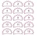 Ocosy Pin The Tail on The Bunny Easter Party Decorations Favors Supplies Easter Games Include 24 Tails (EasterA)