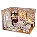Flever Dollhouse Miniature DIY House Kit Creative Room with Furniture and Cover for Romantic Valentine's Gift-Three Inch of Sunlight