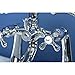 Kingston Brass KS268C Kingston Clawfoot Tub Faucet, 7-Inch Center, Polished Chrome