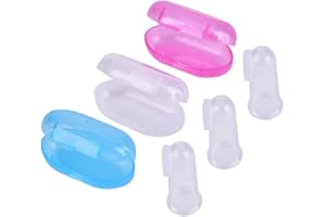 Baby Finger Toothbrush Infant Silicone Toothbrush Tongue Brush Oral Cleaning Tool Soft Bristles for Newborns Toddlers Kids 3 