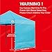ABCCANOPY Instant Canopy SunWall 10x10 FT, 1 Pack Sidewall Only, No Frame or Top, Sky Blue
