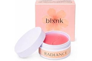 blxnk RADIANCE Under Eye Patches - 60 Hydrogel Eye Masks to Depuff, Hydrate & Brighten Dark Circles, Puffy Eyes & Bags - Asia
