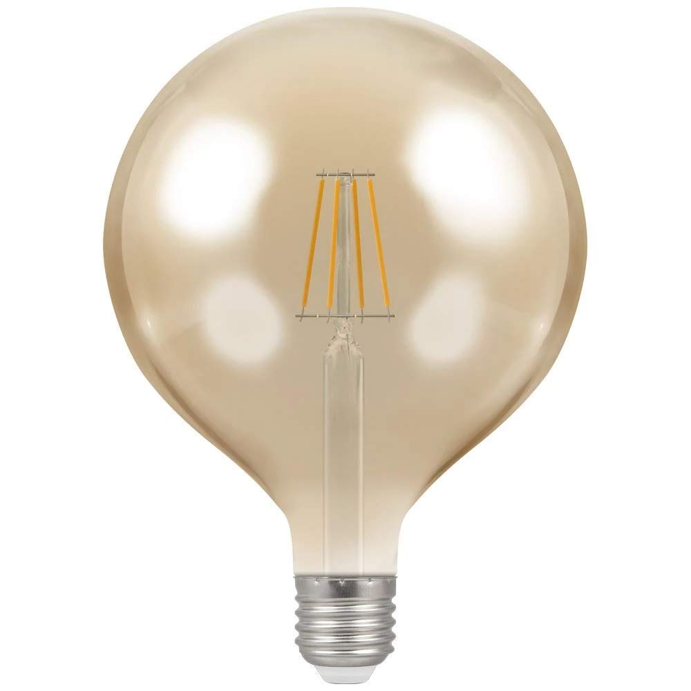 Crompton Lamps LED Light Bulb Antique-Bronze Filament, E27, 7.5 W