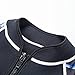 Layatone Wetsuit Top Women Men Premium 3mm Neoprene Diving Suit Jacket for Women - Wetsuit Jacket Long Lycra -Sleeves Diving Surfing Snorkeling Top - Wet Suit Top (Blue-Lycra Sleeve, US Size-M)