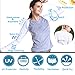 MING & HUA Women Golf Cooling Shawl - Ladies Arm Sleeve Shrug White