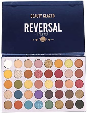 Amazon Beauty Glazed リバーサルプラネットアイシャドウ40色マットグリッターカラフルアイ シャドウパレット防水持続性高顔料ダイヤモンドレインボーメイクアップキット Beauty Glazed アイシャドウ 通販
