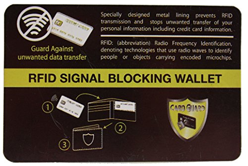 RFID Blocking Steel Chain Trifold Wallet 212 Biker,Trucker,Motorcycle Cow Leather Long Checkbook