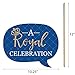 Big Dot of Happiness Royal Prince Charming - Baby Shower or Birthday Party Photo Booth Props Kit - 20 Count