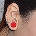 D&M Jewelry 6pcs Acrylic Flower Rose 2g-1