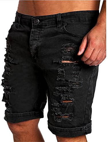 Men Shorts Cotton Brand NEW Summer New Holes Jeans Shorts Fashion Designers Shorts Jeans Men's Slim Jeans Shorts