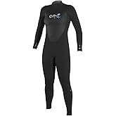 O'Neill Women's Epic 4:3mm Back Zip Full Wetsuit, Durable Warmth with Good Flexibility for Surfing and All Water Activities