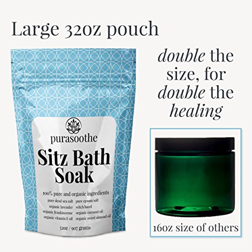 Sitz Bath Salt USA Produced Natural Hemorrhoid and Postpartum Care
