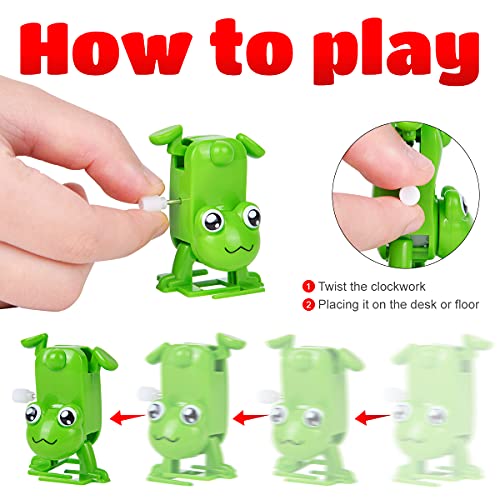 FUNNISM 24 Pack Mini Windup Toys Set, Assorted Style Bulk Wind Up Toys