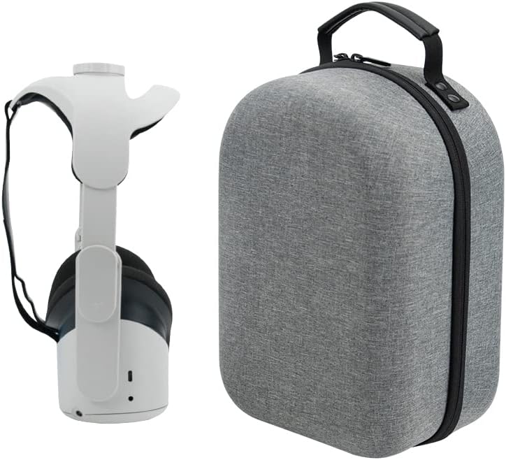 Oculus Quest 2 Case with Basic/Elite Version VR Gaming Hard Travel Case