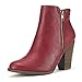 DREAM PAIRS Women's Stylish Cowboy Chunky Block Heel Zipper Closure Ankle Booties